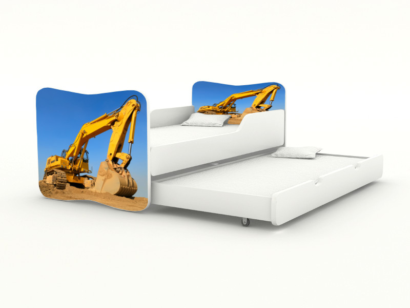 Becks posteľ s výsuvným lôžkom Digger real